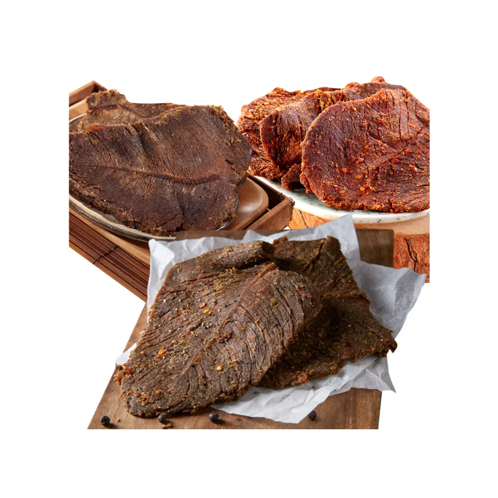 【軒記台灣肉乾王】人氣牛肉乾三入組(獨家滷汁熬煮、 慢火熬滷烘乾！)