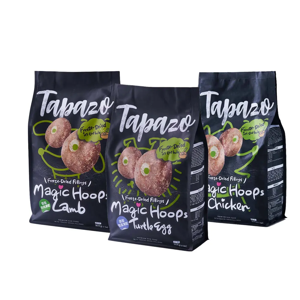 【TAPAZO 特百滋】凍乾填心糧-成幼犬低敏配方 2磅(狗飼料 狗乾糧 成犬 幼犬 低敏)