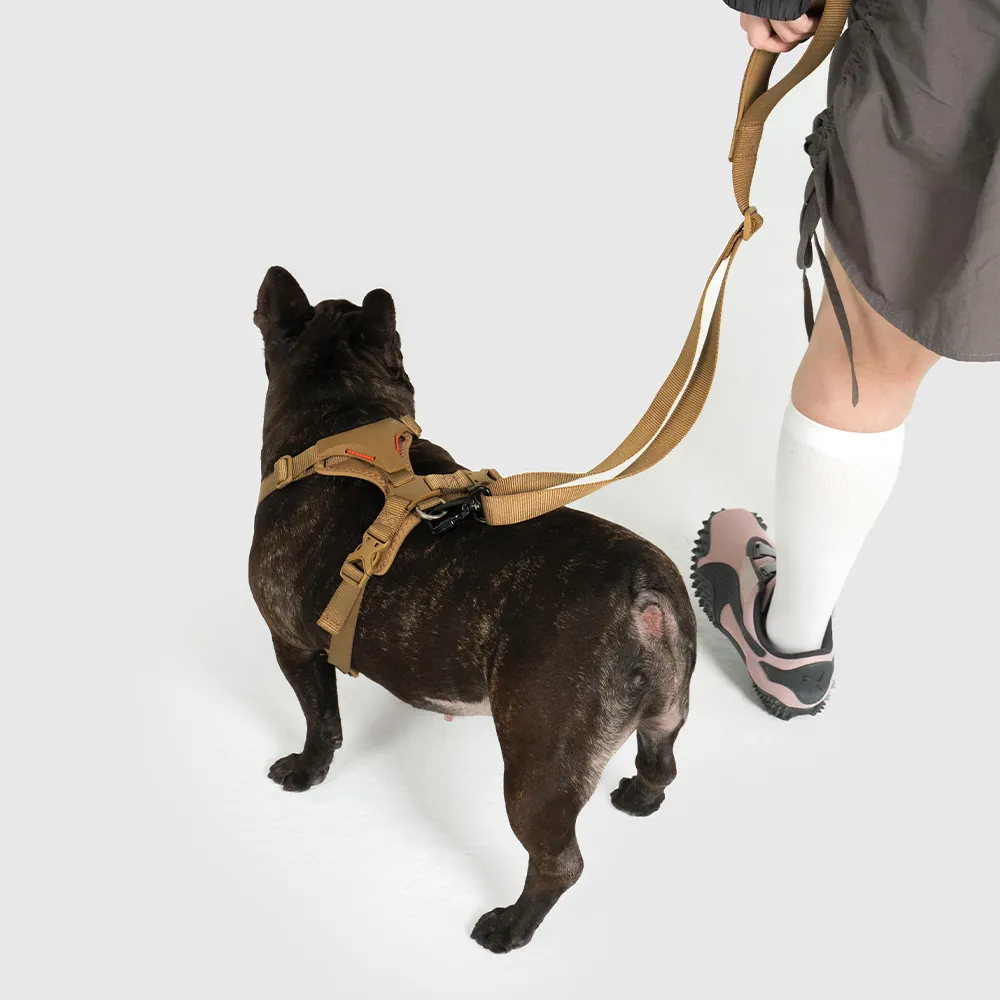 【SPUTNIK 斯普尼克】Ultra Explore 寵物牽繩 Leash-M 卡其色 (寵物牽繩/貓狗適用/寵物外出用品)