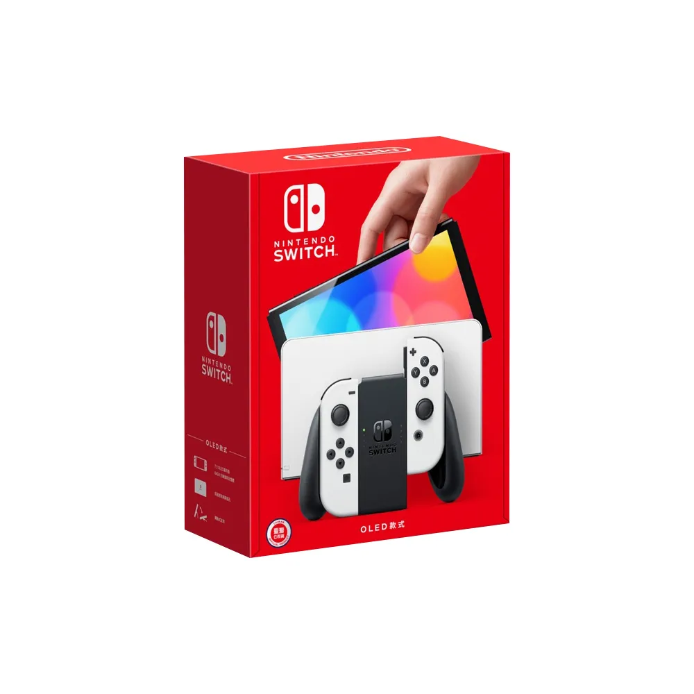 新品未使用‼️任天堂Switch有機EL Nintendo 任天堂】Switch OLED款式白色主機(台灣公司貨). - momo購物網