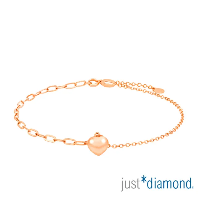 【Just Diamond】心漾 18K玫瑰金手鍊 (網路限定)