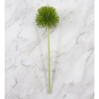【HUGO DECO 榆果傢飾】特級擬真綠草球 綠石竹 單枝花材 (進口特級擬真花材)