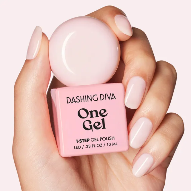 【DASHING DIVA】One Gel UV凝膠組合_芭蕾裸粉10ml(DIY 凝膠 指甲油 貓眼 光療)