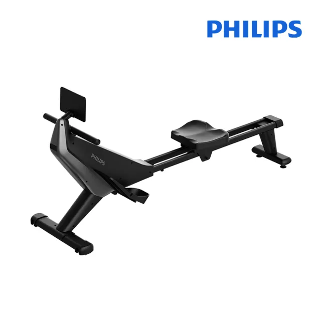 【Philips 飛利浦】FIT3102R 飛利浦智發電磁控划船機-小鯊魚(全身訓練/圓肩駝背/訓練背部肌肉/自行組裝)