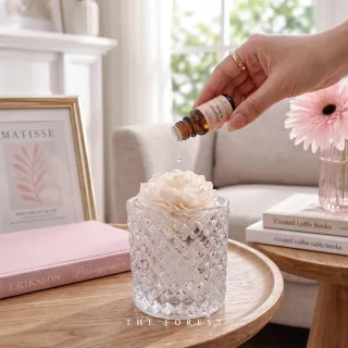 【The Forest 癒森林】野薔薇香氛擴香水晶禮盒含30ml品牌香氛油(送禮禮盒/居家香氛/生日禮物/香氛精油)