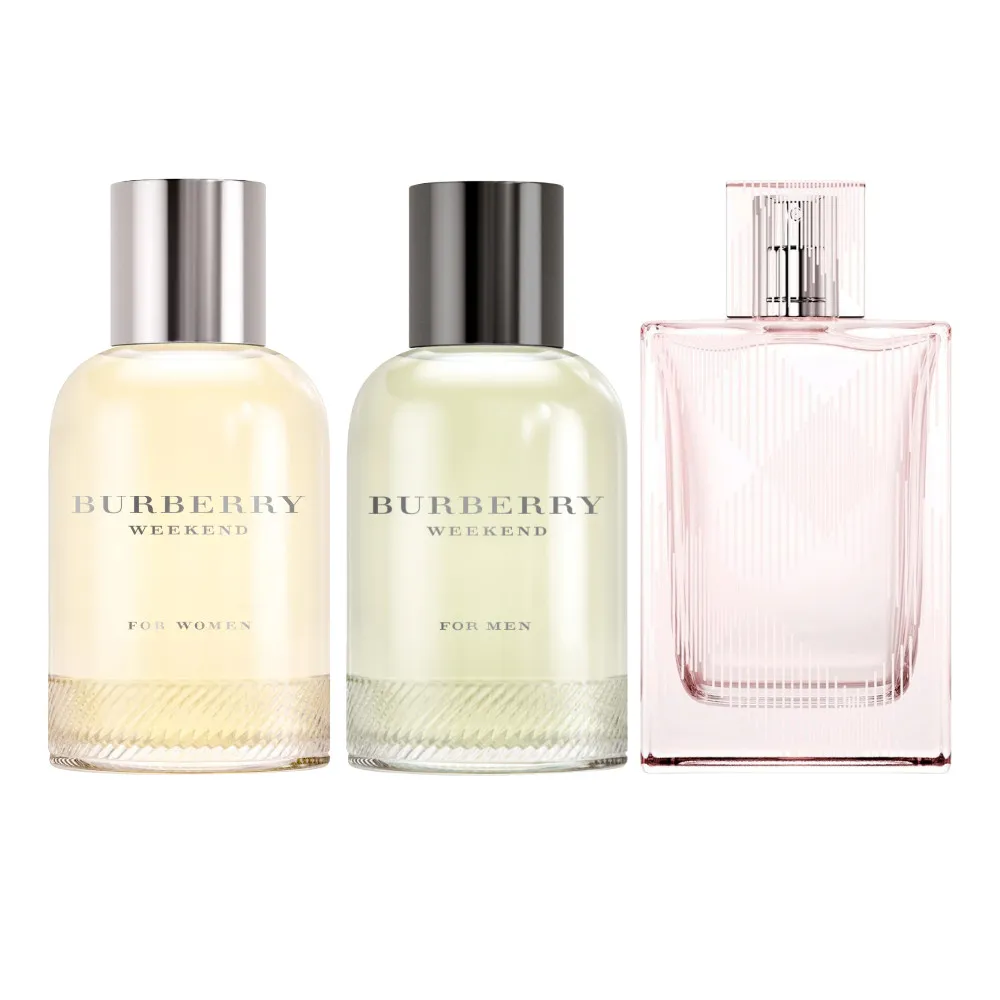 BURBERRY 巴寶莉】週末男性淡香水/週末女性淡香精/粉紅風格淡香水50ml