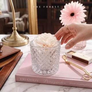 【The Forest 癒森林】野薔薇香氛擴香水晶禮盒含15ml品牌香氛油(送禮禮盒/居家香氛/生日禮物)