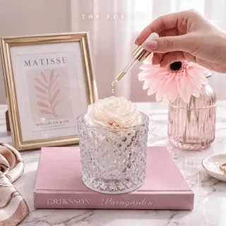 【The Forest 癒森林】野薔薇香氛擴香水晶禮盒含15ml品牌香氛油(送禮禮盒/居家香氛/生日禮物)