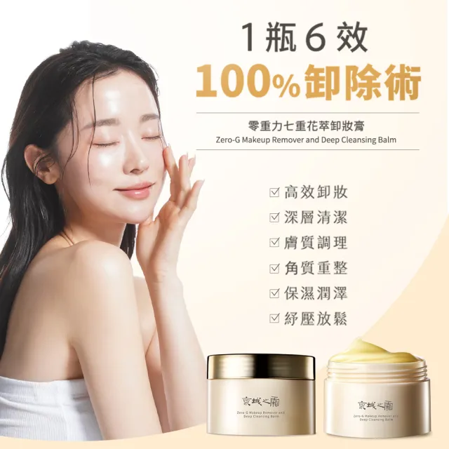 【牛爾京城之霜】短效-零重力七重花萃卸妝膏80g+超維A全能逆齡精華32ml