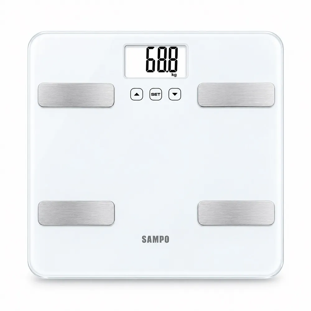 【SAMPO 聲寶】大螢幕智能電子體重計/體脂計(BF-Z2307SL)