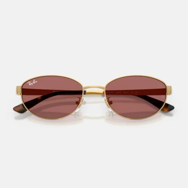 【RayBan 雷朋】橢圓金屬抗UV太陽眼鏡(RB3774D-003/87、001/73、001/87、001/3、001/69、001/80 55mm)
