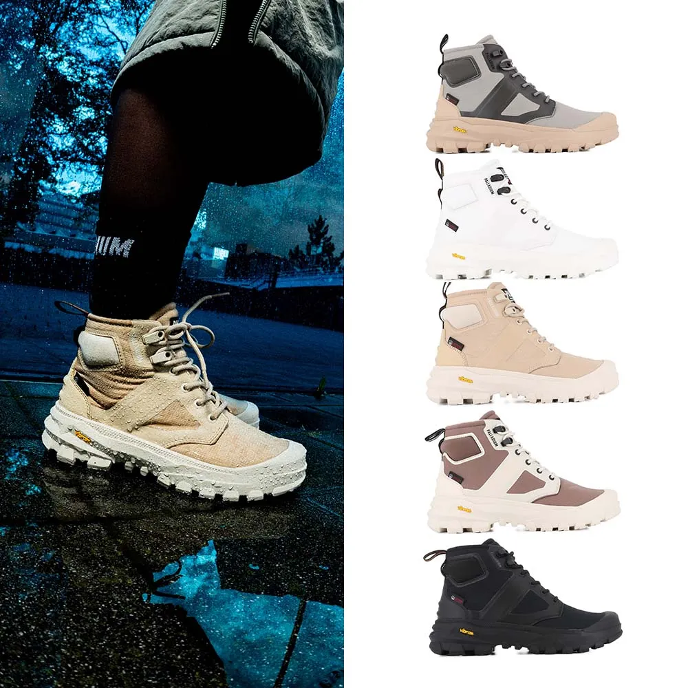 【Palladium】PALLARIDER ZIP WPA黃金大底赤標防水靴/防水鞋/休閒鞋-男鞋/女鞋-五色任選