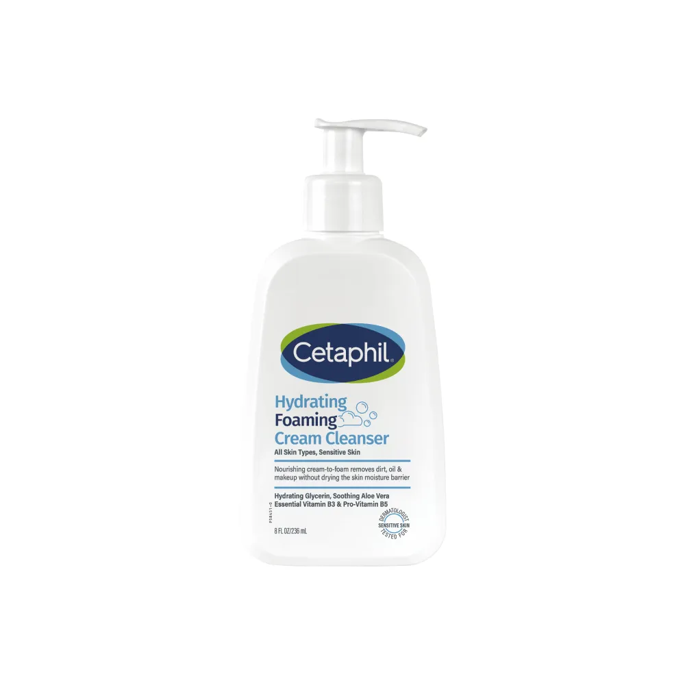 【Cetaphil 舒特膚】官方直營 全效泡泡潔膚乳 236ml(洗面乳/敏弱肌/B3/B5/甘油/蘆薈)