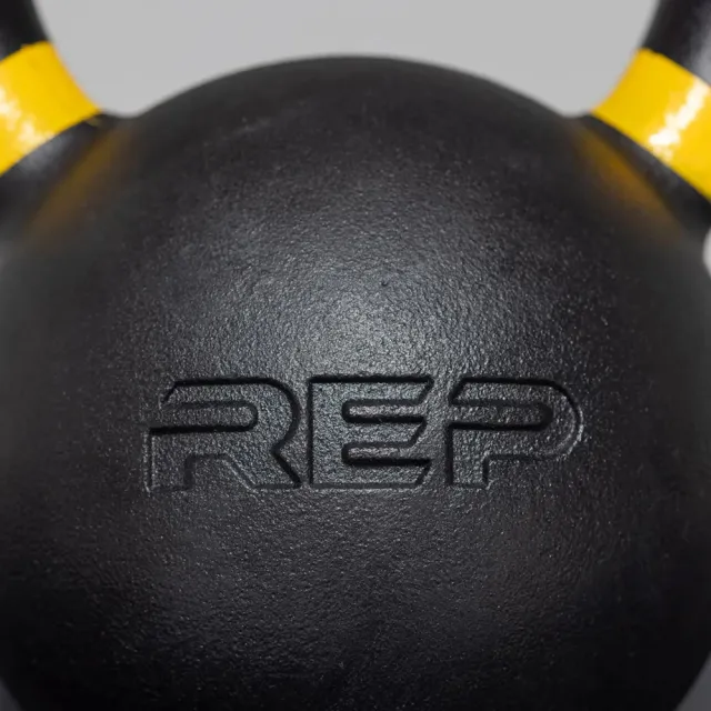 【REP】鑄鐵實心標準壺鈴28kg(62LB)/核心重量訓練/抓舉/硬舉