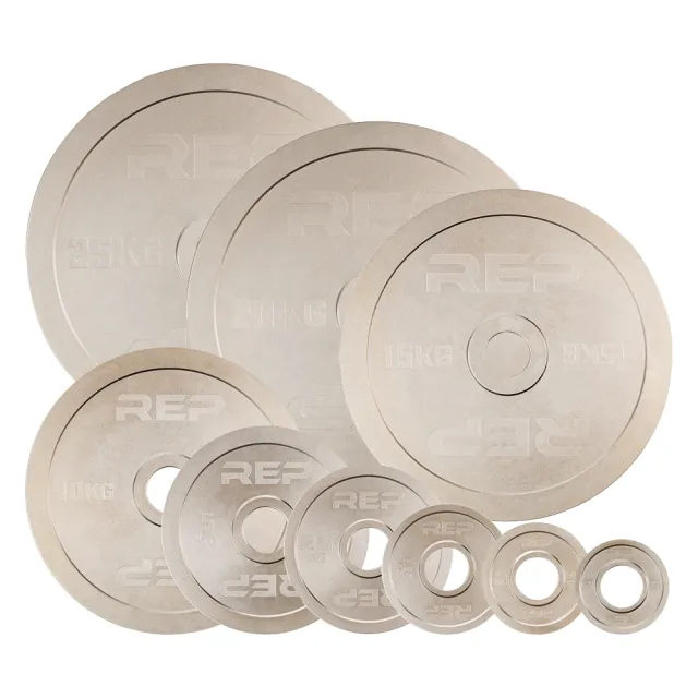 【REP】REP 精鋼校準槓片15KG（2入裝）/國際 IPF標準