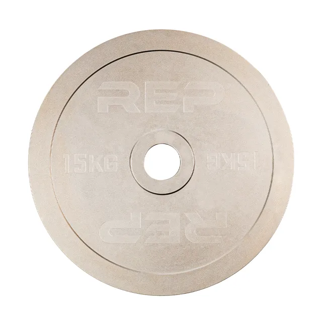 【REP】REP 精鋼校準槓片15KG（2入裝）/國際 IPF標準