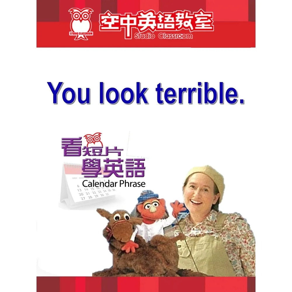 【momoBOOK】看短片學英語 You look terrible(電子書)