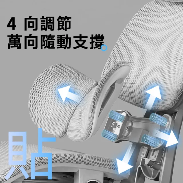 【Xpanse】T9 人體工學椅「四簧雙翼」雙區獨立彈簧隨動追腰系統 太空艙電腦椅 遊戲電競椅辦公躺椅