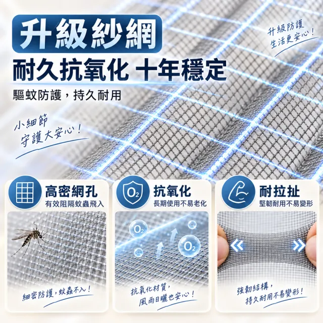 【歐德沐】隱形推拉防蚊門 客製尺寸 2㎡內 防蚊不擋風 免打孔安裝 紗門 折疊紗門 門簾 紗窗 預購15天