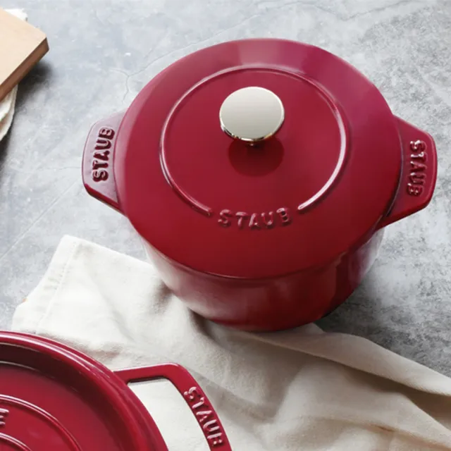 【STAUB】琺瑯鑄鐵鍋飯鍋16cm-顏色任選/新舊包裝隨機出貨(德國雙人牌集團官方直營)