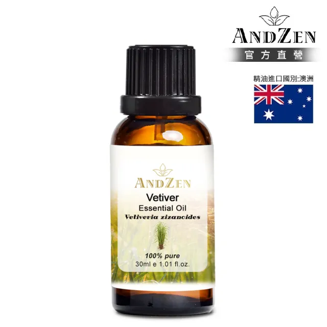 【ANDZEN】安得仁 單方純精油30ml(岩蘭草)