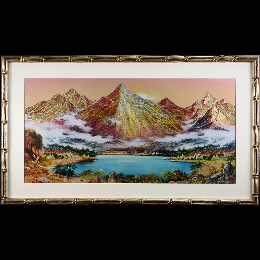 金雕大師何超-日照金山