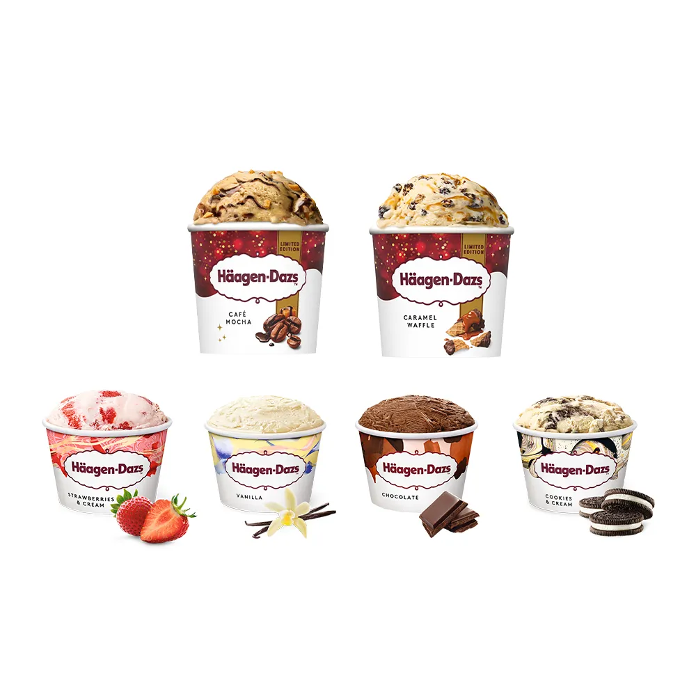 【Haagen-Dazs 哈根達斯】新經典迷你杯16入組