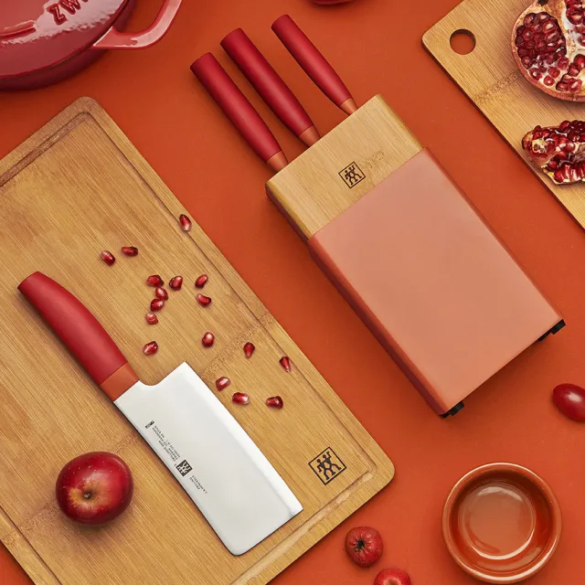 【ZWILLING 德國雙人】Now S五件式彩色刀具/刀座組-顏色任選/新舊包裝隨機出貨(德國雙人牌集團官方直營)