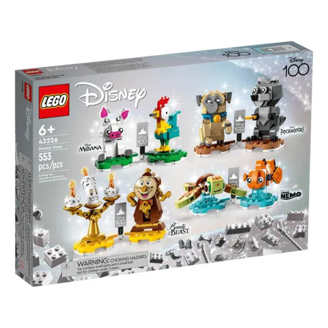 【LEGO 樂高】43226 迪士尼經典搭檔