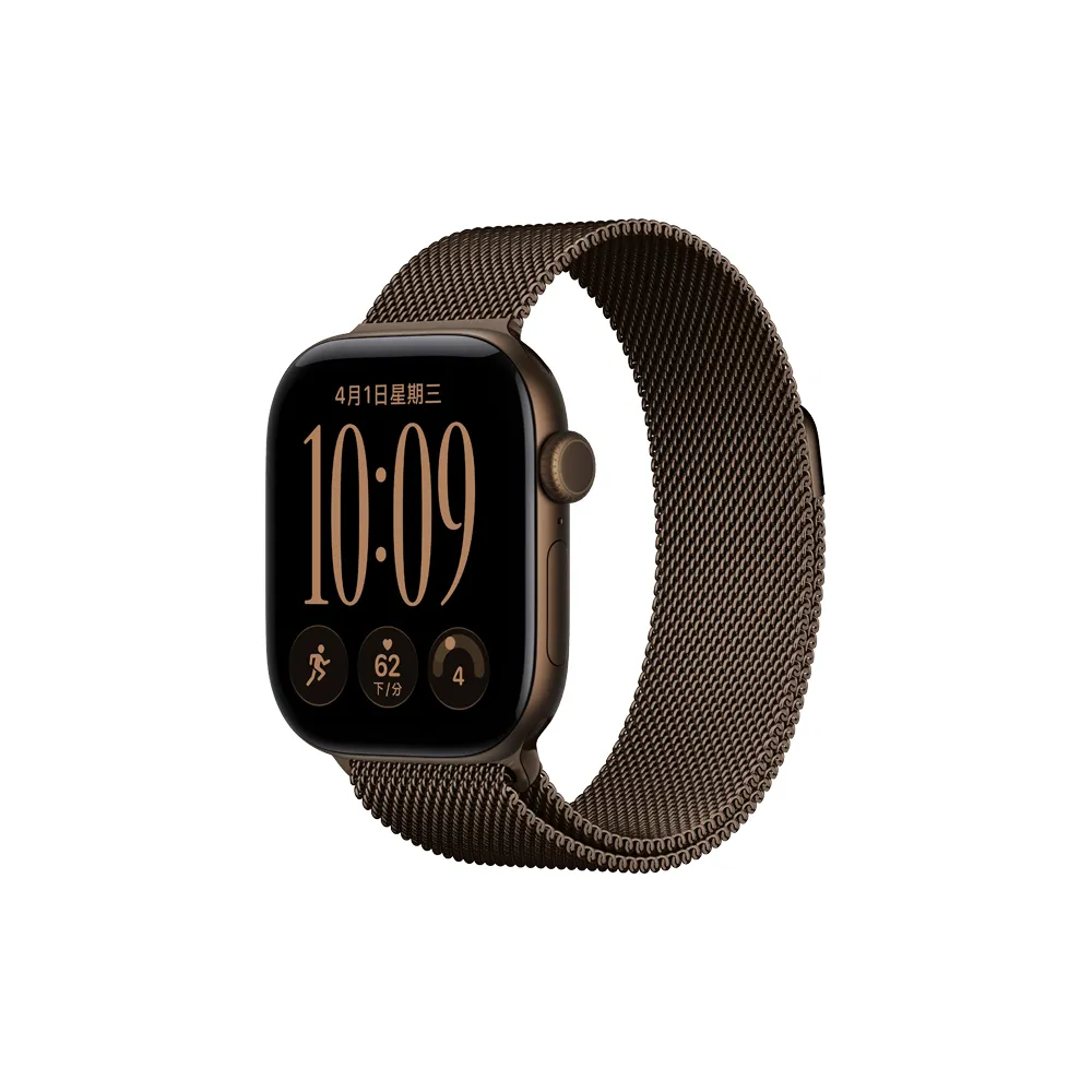 【Apple】Apple Watch Series 12 GPS 42mm (鋁金屬錶殼搭配不鏽鋼米蘭式錶環)