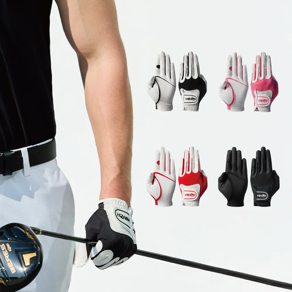 【HONMA 本間高爾夫】男女高爾夫膠囊手套Golf Glove GC13002(3+3隻組)