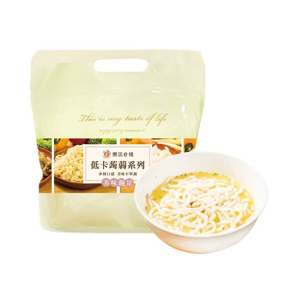 【樂活e棧】低卡蒟蒻麵 燕麥拉麵+濃湯6入/袋-共1袋(低卡 低熱量 低糖 膳食纖維 飽足感 素食)
