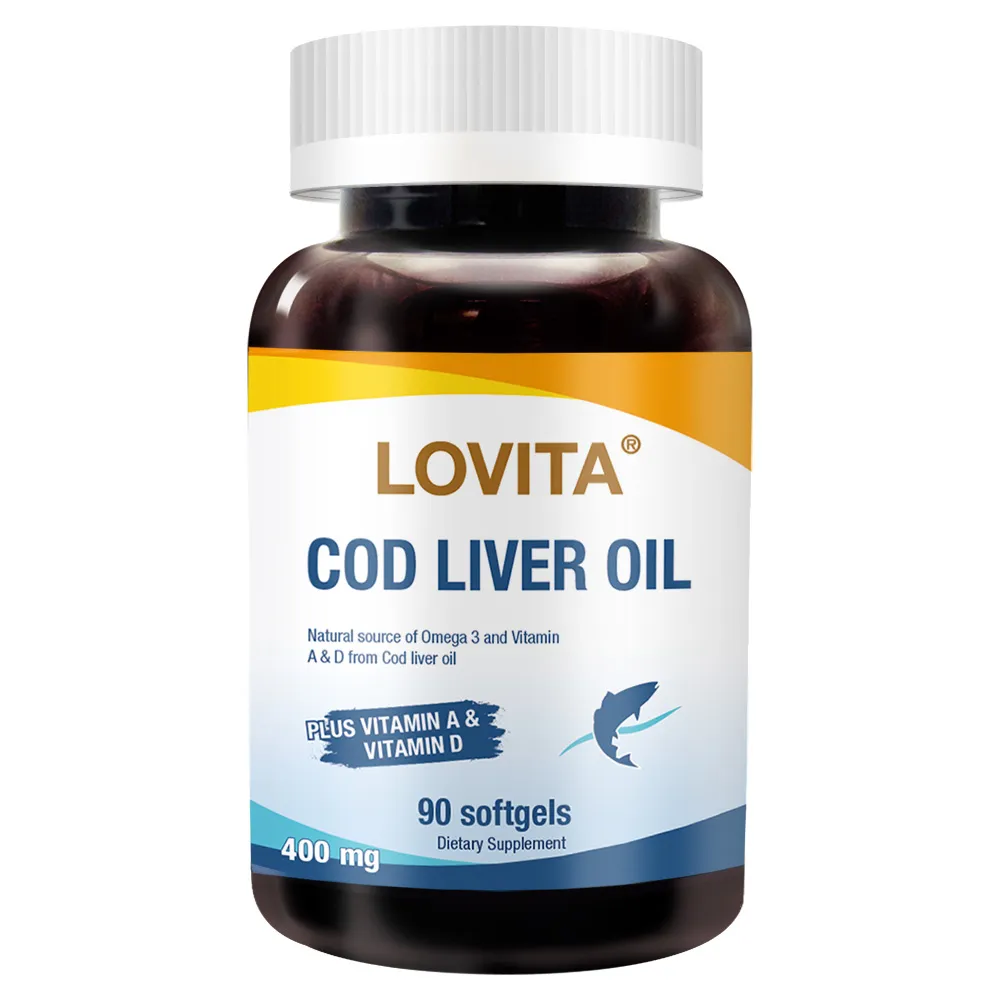 【LOVITA 愛維他】鱈魚肝油400mg膠囊(90顆)