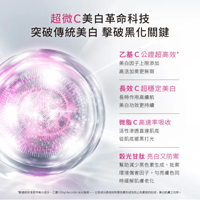 【DR.WU 達爾膚】超微C美白精華液30ML(3入組)