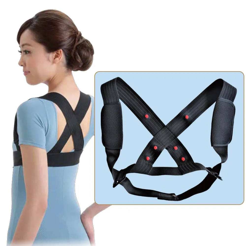 【感恩使者】磁石束帶 軀幹護具 ZHJP2106 ACCESS 磁力帶 -日本製(維持背部挺直)