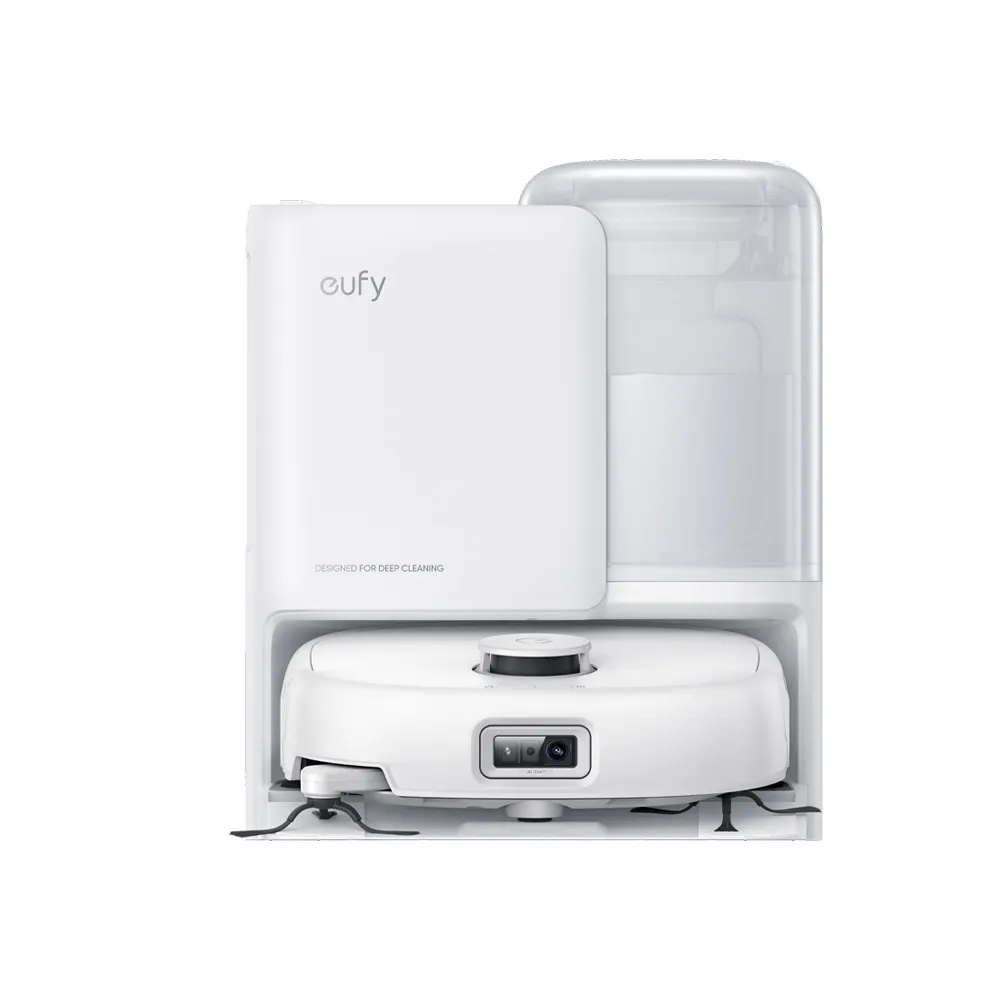 【Anker eufy】mo獨家!E25自清潔滾筒掃拖全能機器人(熱風烘乾/零纏繞滾刷)