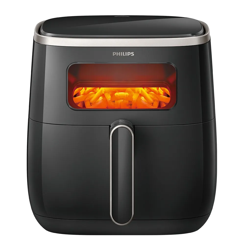 【Philips 飛利浦】星樂透透視海星氣炸鍋5.6L_HD9257/80