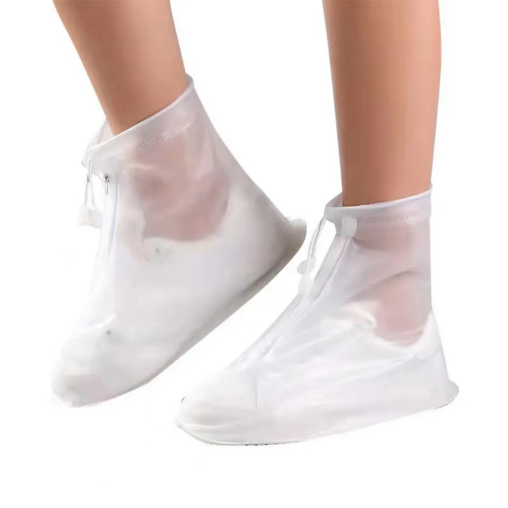 【品物生活家】拉鍊款防水雨鞋套(戶外雨鞋套 防水鞋套 雨鞋 輕便雨鞋套 高筒防水雨鞋套)