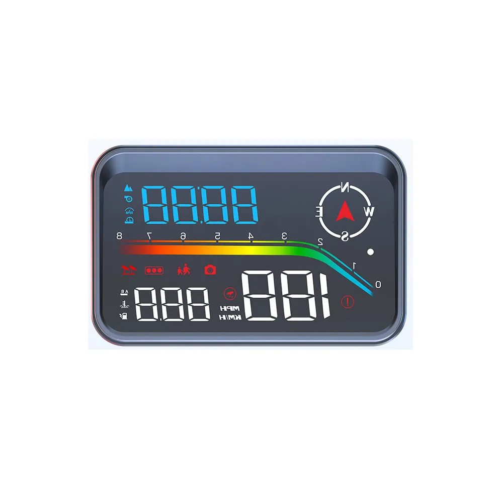 【FLYone】RM-H33 HUD GPS測速提醒+OBD2 雙系統多功能汽車抬頭顯示器