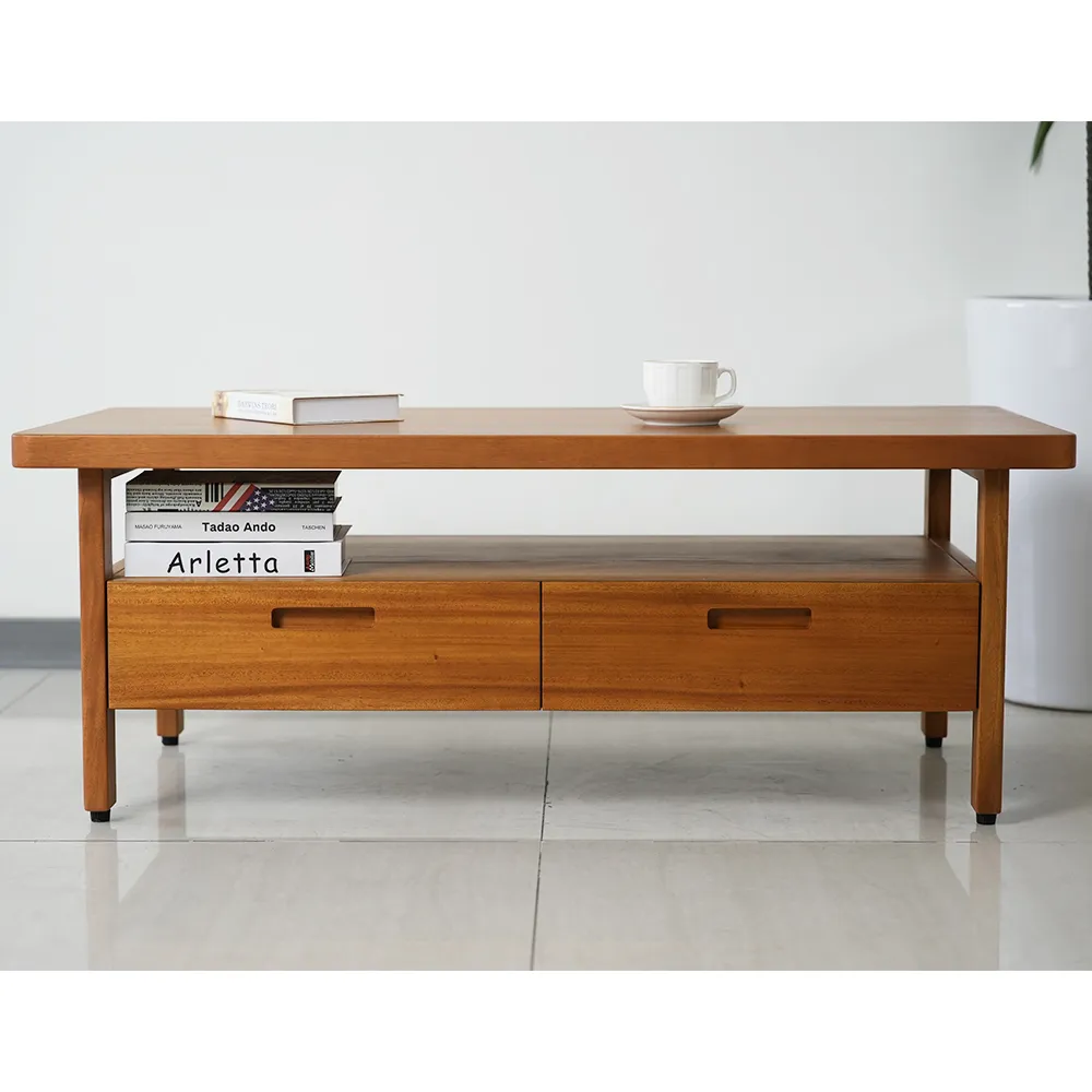 【Mahogany 瑪荷尼家具】免組裝 120X60X45   誠品晴嵐大茶几MYR-C    全原木桃花心木   大茶几  M1-FS49-4