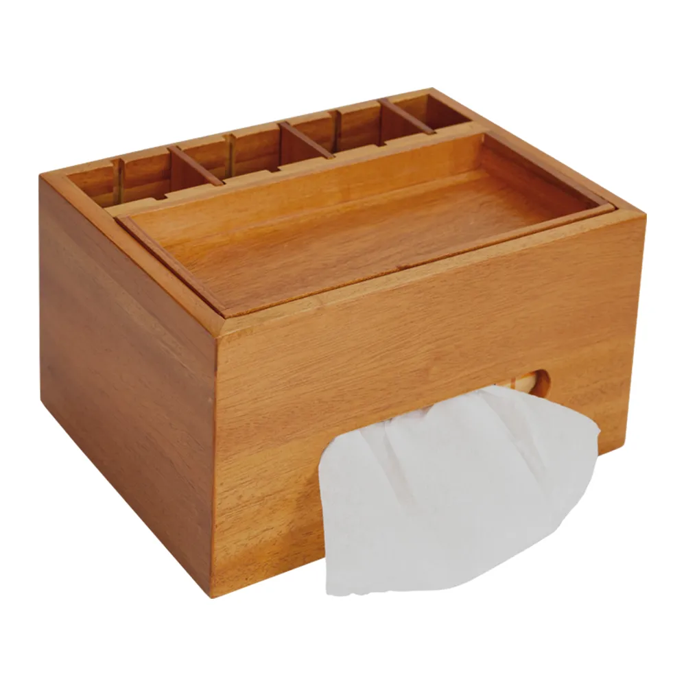 【Mahogany 瑪荷尼家具】全原木桃花心木    側抽面紙盒(附簡易收納功能)    24X18X13  面紙盒 ART-C8