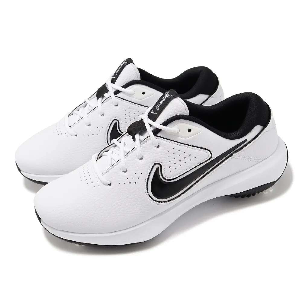 【NIKE GOLF】高爾夫球鞋 Victory Pro 3 NN 男鞋 女鞋 寬楦 白 黑 防潑水 可拆釘 運動鞋(DX9028-110)
