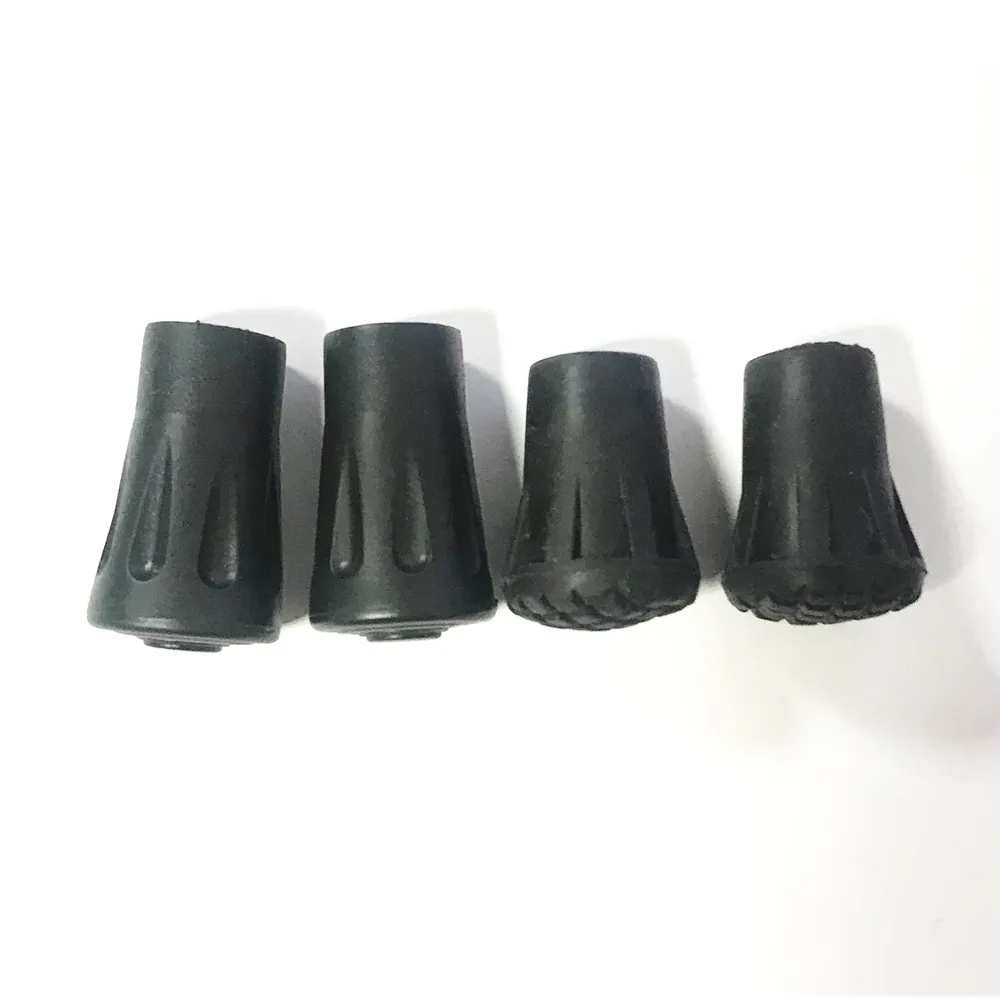 【PUSH!】戶外用品 登山杖手杖厚底腳套 杖尖套4入(P137-1)