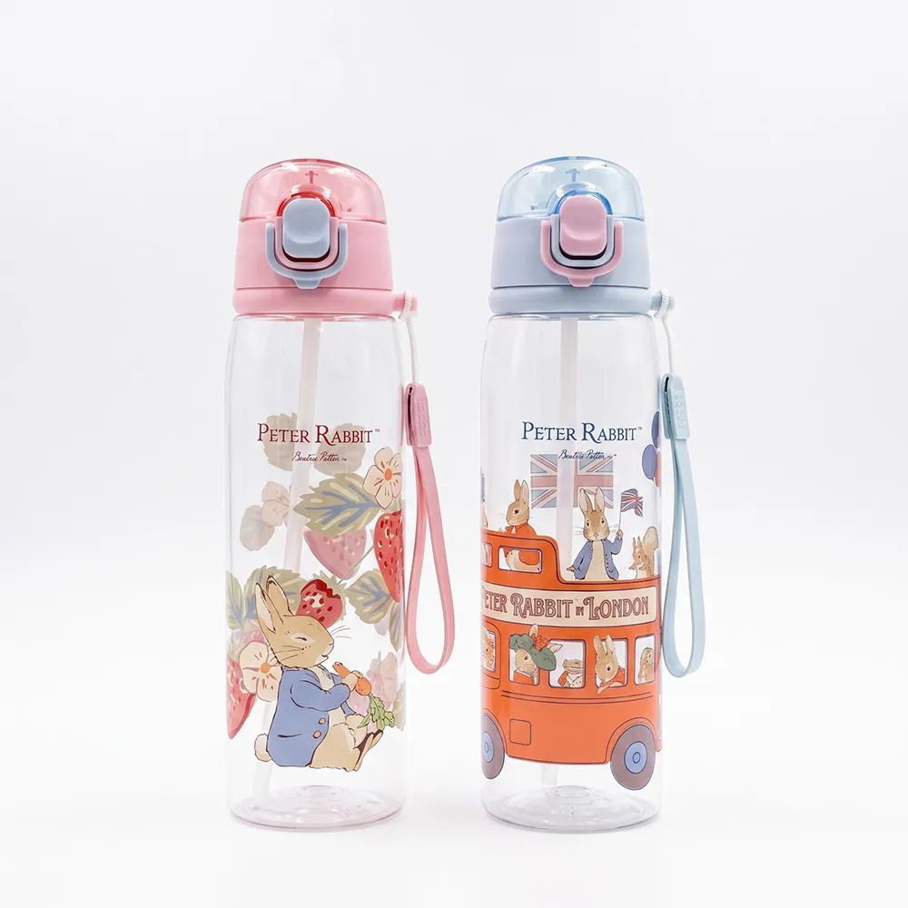 【PETER RABBIT 比得兔】Peter Rabbit 比得兔|童趣漫遊 Tritan 兒童水壺|輕量吸管水壺 650ml-2款可選