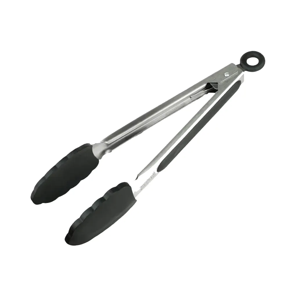【MEYER 美亞】不沾鍋專用耐熱矽膠料理夾23cm(黑)