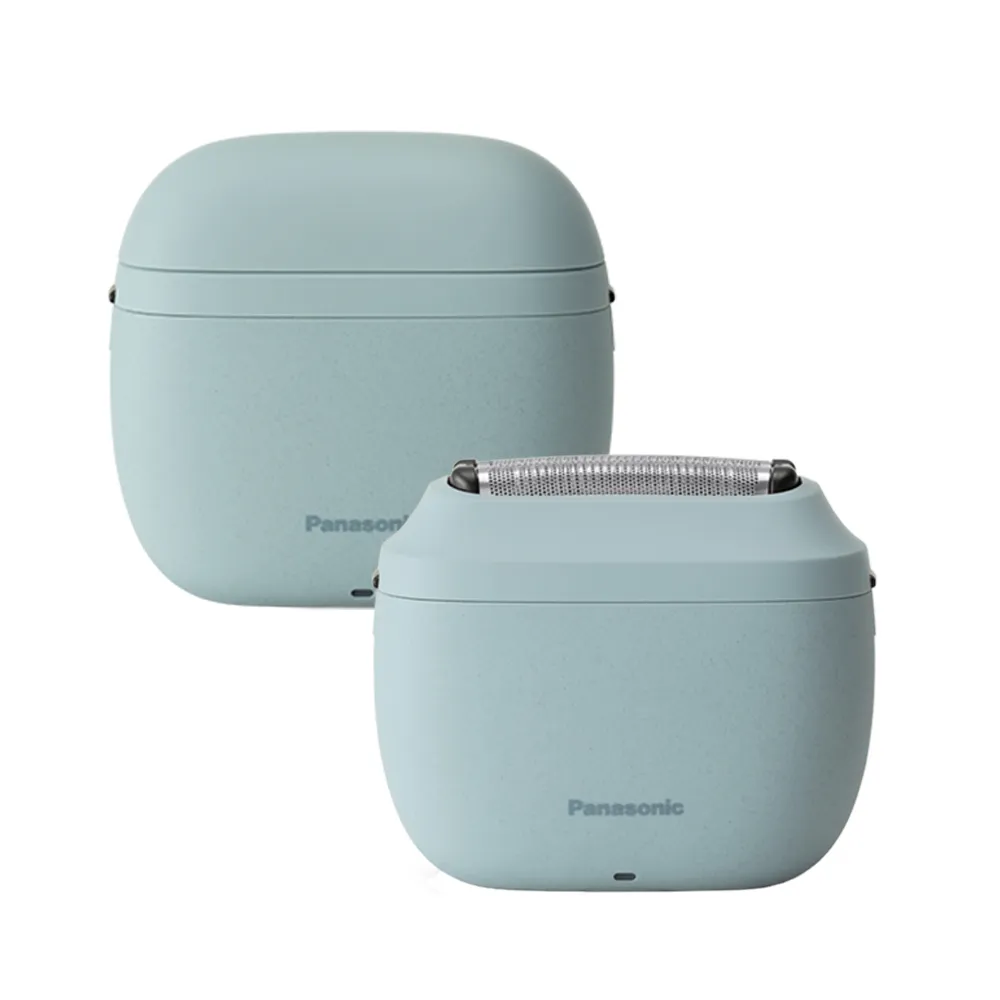 【Panasonic 國際牌】momo獨家色 日本製掌上型3枚刃電鬍刀-松石綠(ES-P330U-B)