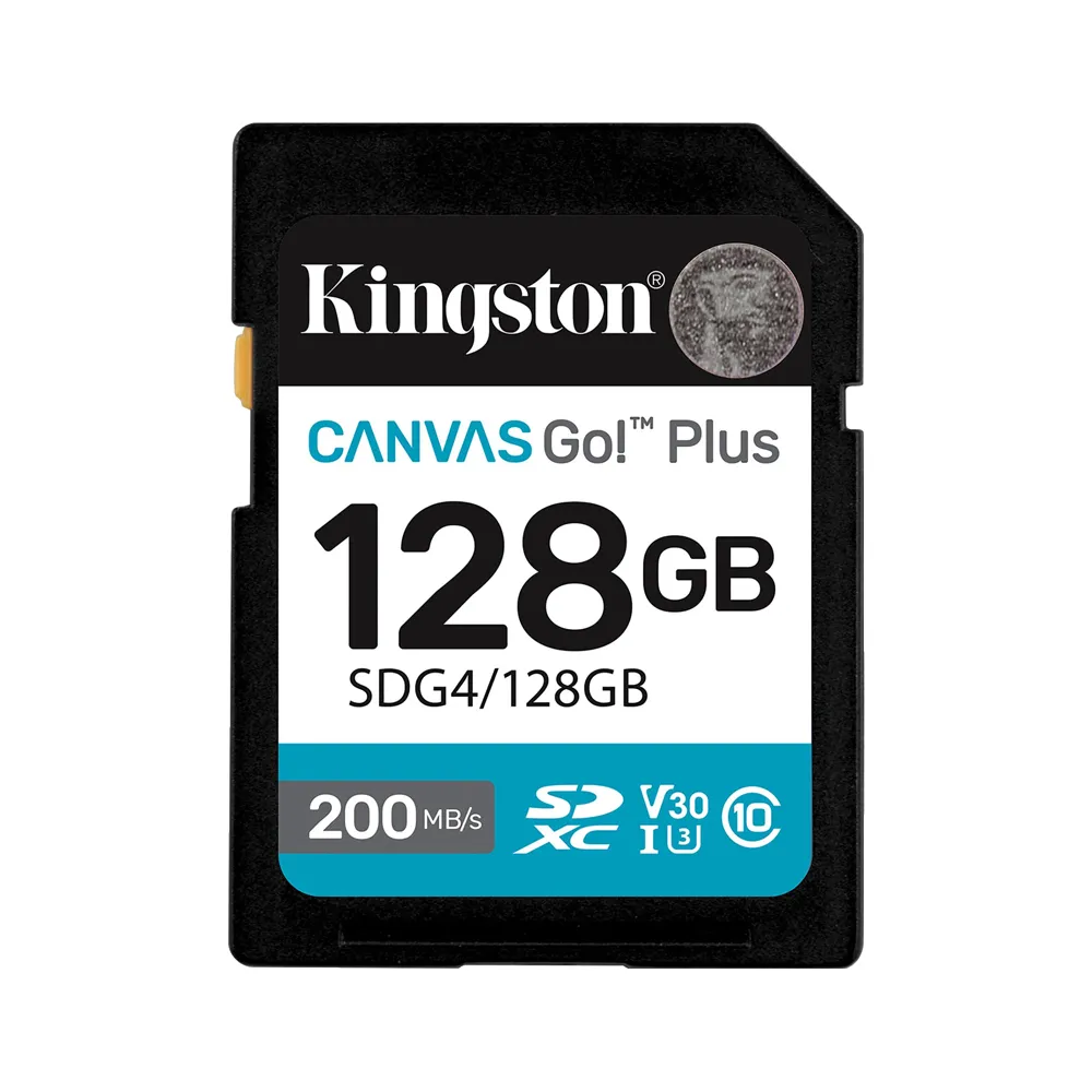 【Kingston 金士頓】128GB SDXC SD UHS-I U3 V30 A2 記憶卡(SDG4/128GB 平輸)