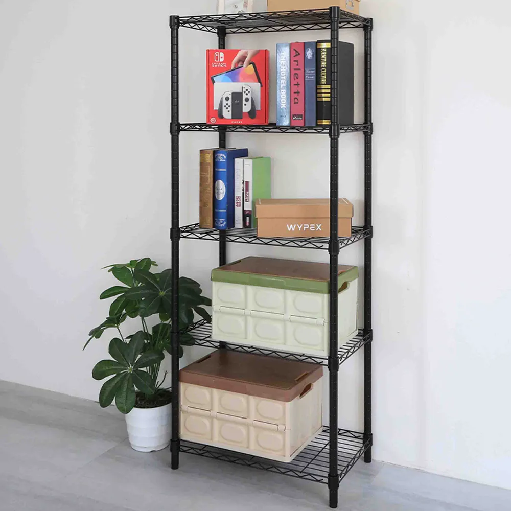 【居家cheaper】MIT尊爵耐重五層架35X60X150CM﹝兩色可選﹞(層架鐵架 置物架 伺服器架)