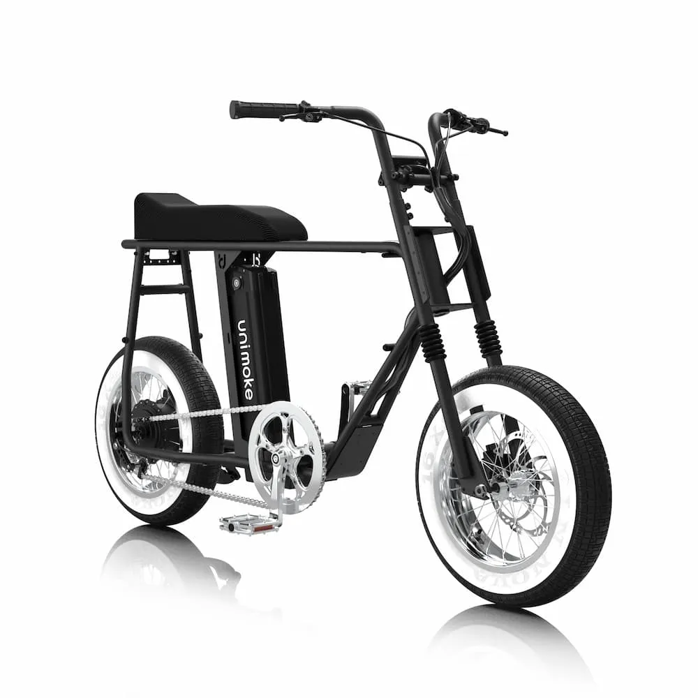 【SEic】Unimoke minibike_消光黑(親子通勤 × 寵物出行 × 16吋胖胎電輔車)