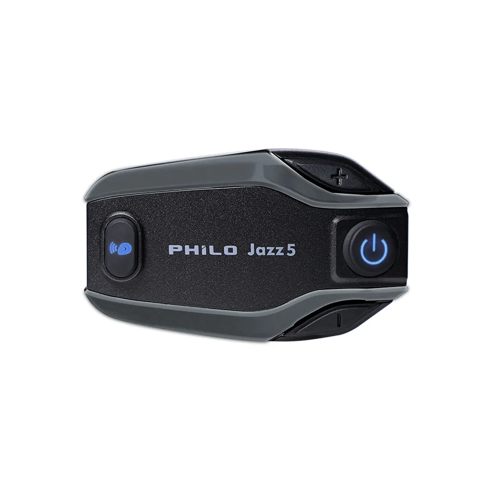 【Philo 飛樂】2入組 Jazz5 全混音長距離 (安全帽藍牙耳機/藍芽耳機/無線藍芽耳機/安全帽/)